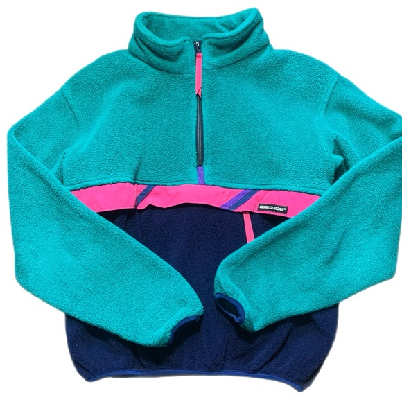Vintage Sweaters - Vintage 90’s Sierra Designs Fleece Half Zip Pullover